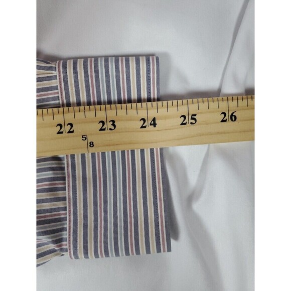 Roundtree & Yorke Gold Label Dress Shirt Women's Big 2X Striped Non Iron - Picture 12 of 12